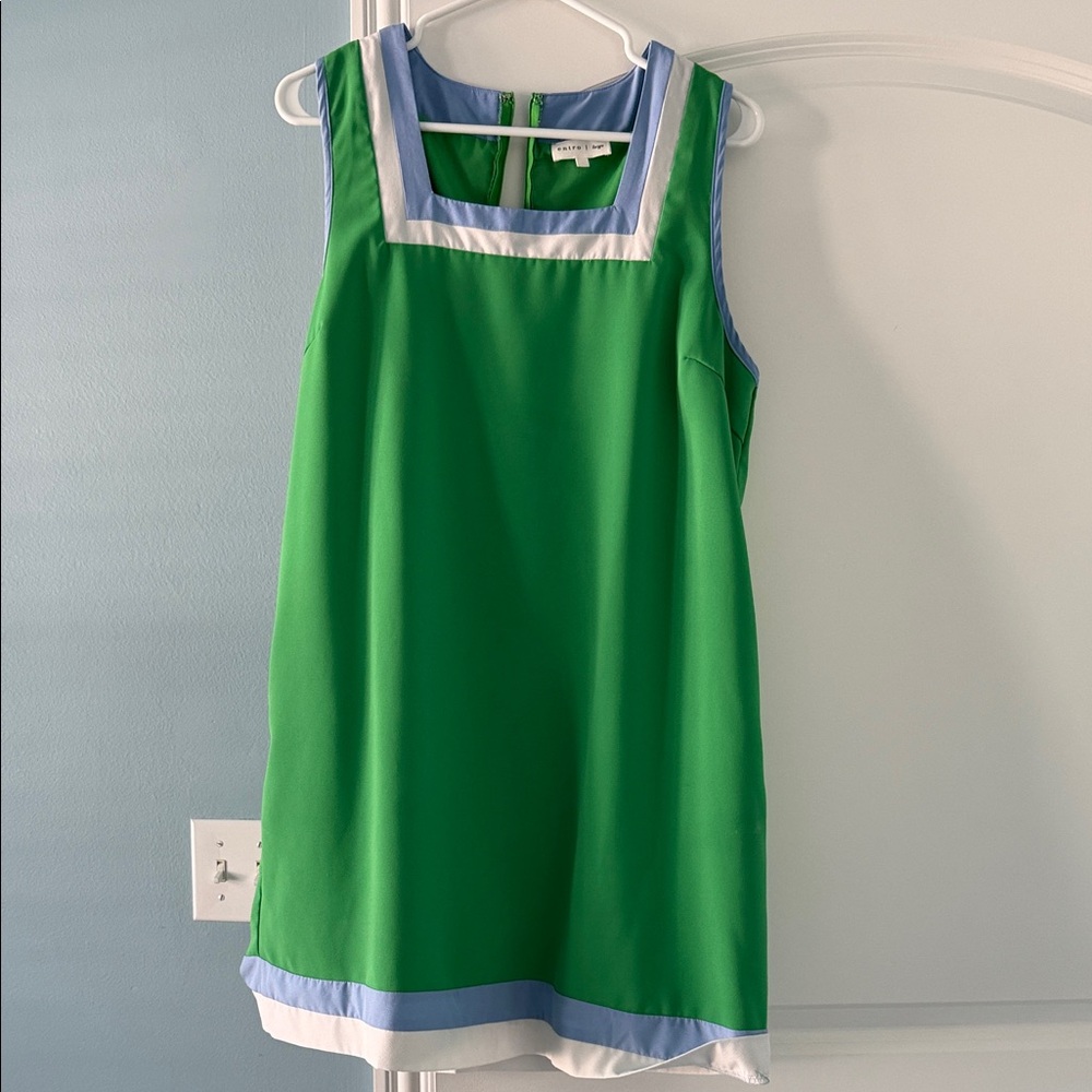 Green and Blue Dress